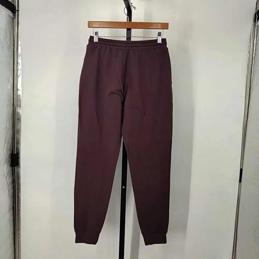 Quince Women Supersoft Fleece Joggers Purple Pants XS - Picture 2 of 2